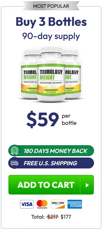 Trimology  3 bottle 